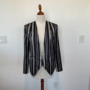 BCBGeneration black and white stripe blazer